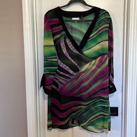 La Palapa Sheer Top / Coverup - Picture 1 of 8